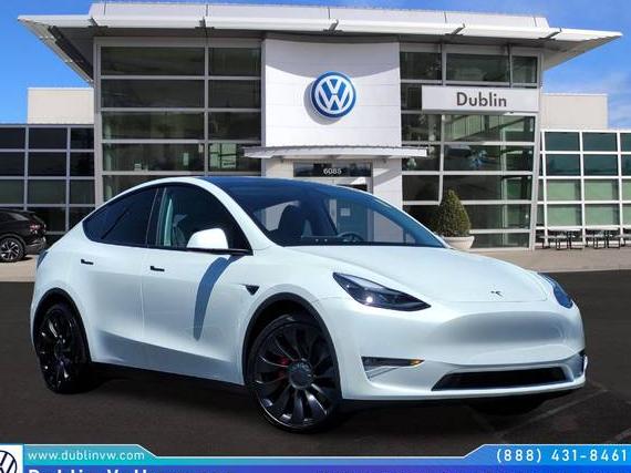 TESLA MODEL Y 2022 7SAYGDEF2NF468259 image
